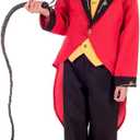fun shack Kids Ringmaster Costume for Boys and Girls, Circus Ringmaster Outfit for Kids, Fun Carnival Dress-Up (Medium)