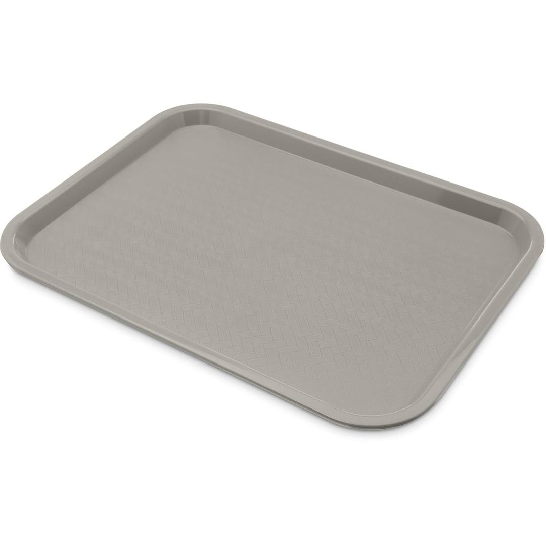 Carlisle FoodService Products CT121623 Caf Standard Cafeteria / Fast Food Tray, 12" x 16", Gray