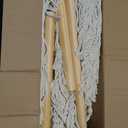Mkono Macrame Wall Hanging Boho Home Decor Chic Woven Decoration for Bedroom Living Room Apartment Dorm Gallery Perfect Handmade Christmas Gift Ideas, 1 Pack, Large Size, 36"x35"