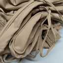 Patelai 11 Pcs Waterproof Patio Cushion Covers for Outdoor Sectional Furniture Wicker Rattan Patio Sofa Couch Chair Seat Pillow Slipcovers, 3 Sizes Covers Only (25.4 x 25.4X 3.54,Coffee)