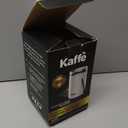 Kaffe One-Touch Coffee Grinder Electric w/Cleaning Brush (3 oz) - Coffee Grinders for Home Use - Up to 12 Cups of Coffee per Grind - Easy On/Off Coffee Bean Grinder - White