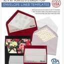 Envelope Liner Templates 4pc A2 & A7