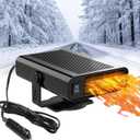 Car Heater, Portable Car Heater 12V and Defroster, 2in1 Fast Heating and Cooling, Car Heaters That Plugs into Cigarette Lighter, Fast Heating Defroster Defogger Demister for Cars