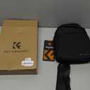 K&F Concept Small Camera Bag for Photographer, Camera Sling Crossbody bag for DSLR/SLR/Mirrorless Camera, Compact Camera Case for Men and Women, Black (5L)