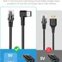 2 x PD3.0 Radar Detector Cable, with Type-C to RJ11 Plug ,Replacement Radar Detectors Power Cable,for Escort Passport 9500i MAX360 Uniden R1 R3 DFR8 DFR9 Radenso XP Beltronics STI Radar Detector and more