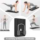 JANUA Pilates Board - Pilates Reformer Set, Multi-Purpose Foldable Pilates Reformer Board for Home, 5 in 1 Pilates Sliding Board