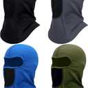 Eurzom 4 Pcs Breathable Thermal Fleece Balaclava Ski Mask for Men Women Winter Full Face Mask Windproof for Skiing Outdoor