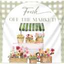 She's Off the Market Bridal Shower Banner Decor Farmer's Market Bridal Shower Backdrop Locally Grown Party Decor for Bridal Showers Gardener Theme Farm Partys