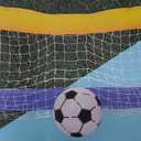 Inflatable Soccer With Goal Game Inflates To 39.5 in x 19.7 in x 22.01 in