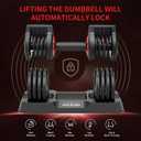 AOTOB 25 lbs (Pair) Adjustable Dumbbell Set, Dumbbells Adjusted Weight with Anti-Slip Fast Adjust Turning Handle, Dumbbel Sets Adjusting for Men and Women for Home Gym Exercise