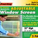 Frost King 2AWS1045 WB Marvin Adjustable Window Screen, 10in High x Fits 25-45in Wide (2-Pack)