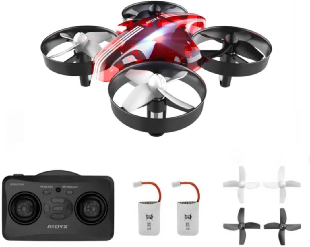 Mini Drone for Kids & Beginners, Indoor Portable Hand Operated/RC Nano Helicopter Quadcopter with Auto Hovering, Headless Mode & Remote Control, Children's Day Gift for Boys and Girls -Red.4-Blade Design Delivers Greater Stability and Increased Thrust. Mini Drone for Kids & Beginners, Indoor Portable Hand Operated/RC Nano Helicopter Quadcopter with Auto Hovering, Headless Mode & Remote Control, Children's Day Gift for Boys and Girls -Red.4-Blade Design Delivers Greater Stability and Increased Thrust.