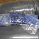 Outdoor Seat Cushion Set 24 L  24 W  5 H Inch Waterproof & Fade Resistant Patio Furniture Cushions with Removable Cover with Handle and Straps for Sofa Chairs, Chairs (Grey)