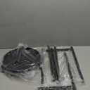 LASZOLA 2 Tier Black Plant Stand Indoor for Large Tall Heavy Duty Flower Planter, Metal Vertical Multi Level Rack for Narrow Floor Corner, Sturdy Round Holder Organizer, Modern, Mid Century, Farmhouse