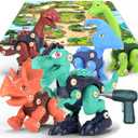 Jasonwell Kids Building Dinosaur Toys - Boys STEM Take Apart Construction Set Educational Dino Kit Play Set Easter Party Favors Christmas Birthday Gifts for Toddler Girls Age 3 4 5 6 7 8 + Year Old