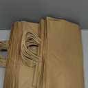 57 Lb Large Kraft Paper Grocery Bags with Handles - 50 Count 12 x 17 x 7 - Durable, Reusable & Eco-Friendly Shopping Bags, Brown Kraft Take-Out Bags for Retail, To-Go, Any Occasion (50, With Handles)
