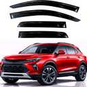 KPY Rain Guards Fit for 2021-2026 Chevrolet/Chevy Trailblazer, Out-Channel Window Visors Vent Wind Deflectors 4PC, Car Accessories for 21-26 Trailblazer