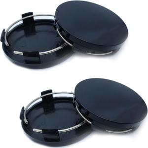 Car Wheel Center Caps Outer 60mm Inner 56mm Wheel Center Cover Kit Fit for Cars for Rims Center Hub Caps 4Pack Gloss Black