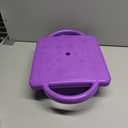 hand2mind Purple Indoor Scooter Board with Safety Handles for Kids Ages 6-12, Plastic Floor Scooter Board with Rollers, Physical Education for Home, Homeschool Supplies (Pack of 1)