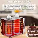 Electric Cheese Sauce Warmer Nacho Cheese Dispenser Warmer with 22oz Bottle, Bottle Warmer for Chocolate Hot Fudge Caramel 86-185 110V