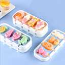 Popsicle Molds Set, Cute Animal Ice Popsicle Molds for Freezer with Lids and Sticks for DIY Popsicle