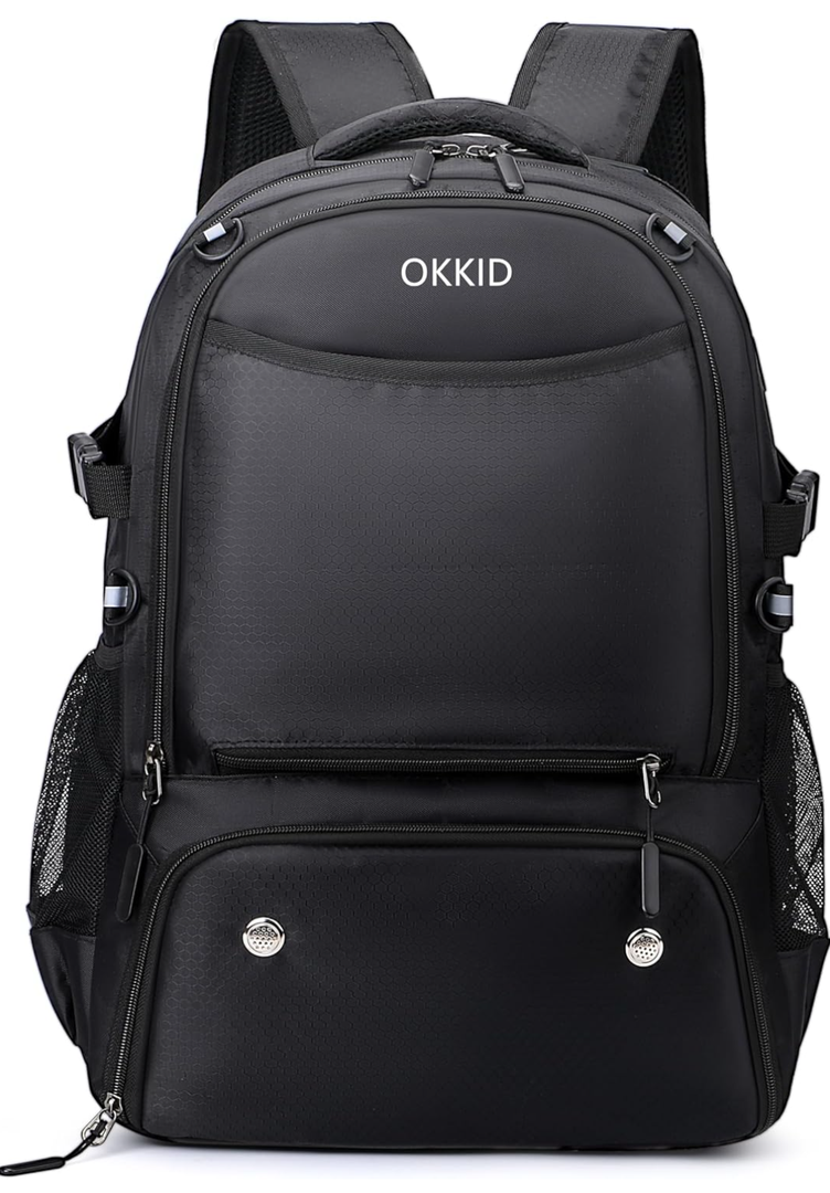 Middle High School Backpack for Teenagers Boys Gift Large Bookbag College Student Simple Black Blue Backpack for School