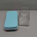 Ice Cube Tray with Lid and Bin, PHINOX 64 pcs Ice Trays for Freezer, Ice Cube Trays for Freezer with 2 trays, Container, Lid & Ice Scoop, BPA Free (Blue)