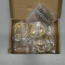 8 Pack Cupboard Knobs Cabinet Knobs Drawer knobs, Zinc Alloy Gold Knobs for Dresser, Cupboard Knobs for Kitchen, Bathroom