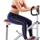 Marcy Squat Rider Machine for Glutes and Quads Workout XJ-6334, Silver & Black