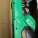 Electric Weed Wacker Cordless Eater Lightweight Edger Battery Powered Grass Trimmer/Lawn Edger/Mower/Brush Cutter, with 5 Types Blades and 2 Types Wheels for Yard and Garden Weeder Tool-Green