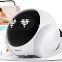 Orison Smart Mobile Pet Camera Robot, 1080P HD Indoor Pet Camera for Home, Auto Patrol & Auto Recharge, Night Vision, Two-Way Audio, App Control, Local Storage