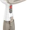 Conair Handheld Garment Steamer for Clothes, Turbo ExtremeSteam 1875W, Portable Handheld Design, Strong Penetrating Steam, White / Champagne (White)