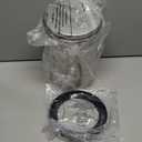 Purewell 1.0 Gallon Portable Gravity Water Filter System, 3-Stage 0.01m Ultra-Filtration Countertop System with Water Level Window and Stand, Reduce 99% Chlorine, for Camping, RVing, Home (PW-1G-K) (Silver)