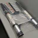 Telescoping Ladder, SocTone 12.5 FT Aluminum Lightweight Extension Ladder with 2 Triangle Stabilizers, Heavy Duty 330lbs Max Capacity, Multi-Purpose Collapsible Ladder for RV or Outdoor Work