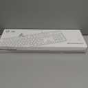 Wired Keyboard, 104 Keys Full-Sized Typewriter Keyboards, USB Office Keyboard with Number Pad, Caps Indicators, Foldable Stands for Windows, PC, Laptop, Desktop (Purple Colorful)