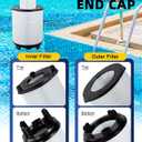 Pool Filter Cartridge Replacement for 170147 S8M150 Sta-Rite System 3 25022-0203s-25021-0202s, 450sq.ft
