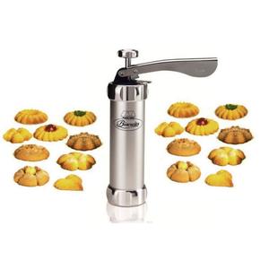 Cookie Press for Baking Set: Maiziyun Metal Cookie Presses Gun Kit 13Pcs Cookie Discs 8Pcs Piping Tip for Cookies Decoration Baking