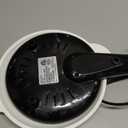 Moss & Stone Electric Crepe Maker  8 Portable Crepe Pan Nonstick with Dipping Plate, Auto Shut-Off, On/Off Switch, Even Heating & One Automatic Temperature Control  Compact Crepe Maker (Black)