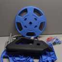 Garden Water Hose Reel Cart,Holds 50-80 Ft of 5/8 Inch Hose, Portable Hose Pipe Holder for Outside (Blue 2)