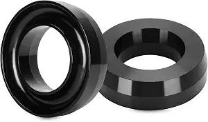2 inch Front Level Lift Kit for Ram 1500 1994-2018(2WD Only), Leveling Lift Kit for Dodge Ram 2500/3500 1994-2011 2WD Forged Front Strut Spacers, Lift Kits Raise 2in on Dodge Ram (2pcs Black)