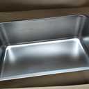 Stainless Steel Cat Litter Box - Large Metal High-Sided Pan for Cats, Pets, Non-Stick, Odor-Free, Easy to Clean, Splash-Proof, Durable (20" L x 13.8" W x 6" H)