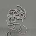DINGEE White S Hooks, 3 Inch Vinyl Coated S Hook for Hanging Plants,10 Pack Non Slip Heavy Duty Small Rubber Coated Closet S Hook for Hanging Jeans Plants Jewelry Pot Pan Cups Towels