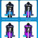NEWTRY 0.4%-4% Fertilizer Injector for Drip Irrigation 1:250 to 1:25 Adjustable Water Powered Dosing Pump 3/4" NPT
