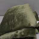 Bedsure Heated Blanket Throw Blanket - Fast Heating Electric Blanket, Soft Flannel Heated Throw with 4 Time Settings, 6 Heating Settings, Warm Gifts for Grandma (50x60 inches, Olive Green)