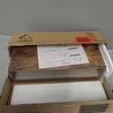 QEEIG Floating Shelves for Wall Bathroom Shelf Bedroom Kitchen Living Room Hanging Book Shelves Small Farmhouse Decor 16 inch Set of 3, Rustic Brown (015-BN3)