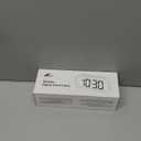 Netzu Wooden Alarm Clock, Loud Digital Plug-in Clock with 5 Volumes, 12 Ringtones, Manual DST, Snooze for Heavy Sleepers Bedroom Wood Decor (White)