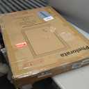 36"x24" Lockable Enclosed Bulletin Board, Outdoor Cork Weather-Resistant Aluminum Frame Notice Board, Wall Mounted Display Case Acrylic Doors for School,Office,Black Frame w/Cork