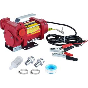 12V DC 10GPM Self-priming Heavy-duty Gasoline Fuel Oil Transfer Pump with Explosion-proof for Gasoline Diesel Kerosene & More