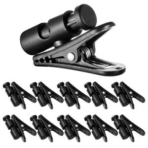 10PCS Headphone Wire Clip for 2-4mm Headset Cable, 360 Degree Rotation Cable Cord Clamp Collar Clothing Clips Headset Earbud Cables Clip Clamp Hooks Earphone Winder for Most Headsets