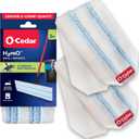 O-Cedar Genuine H2prO Mop Pad Replacement (2-Pack) | Microfiber Refill | Machine Washable | Removes 99% of Bacteria with Water* | Compatible with O-Cedar H2prO Spin Mop System